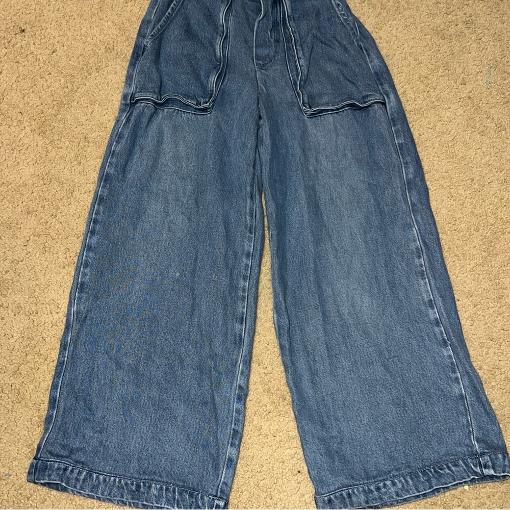 Young Fabulous & Broke Blue Denim Pants Y2K